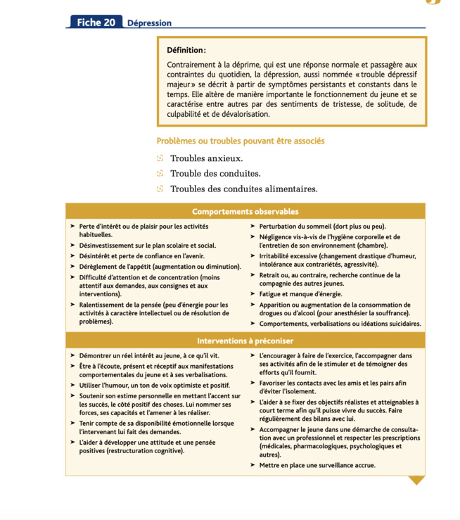 Santé mentale des jeunes : un guide pratique Santé mentale des jeunes : un guide pratique