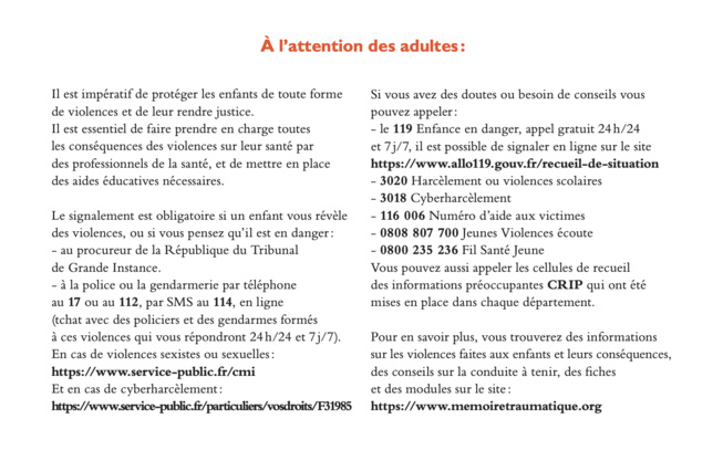Violences faites aux enfants : un livret à télécharger