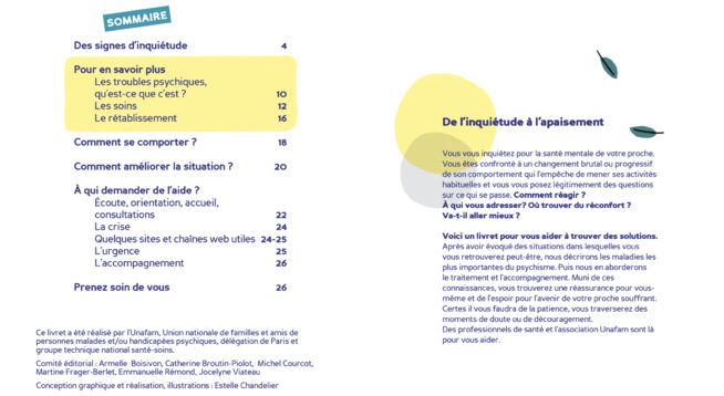 Un livret sur les troubles psychiques - à télécharger PDF Un livret sur les troubles psychiques - à télécharger PDF