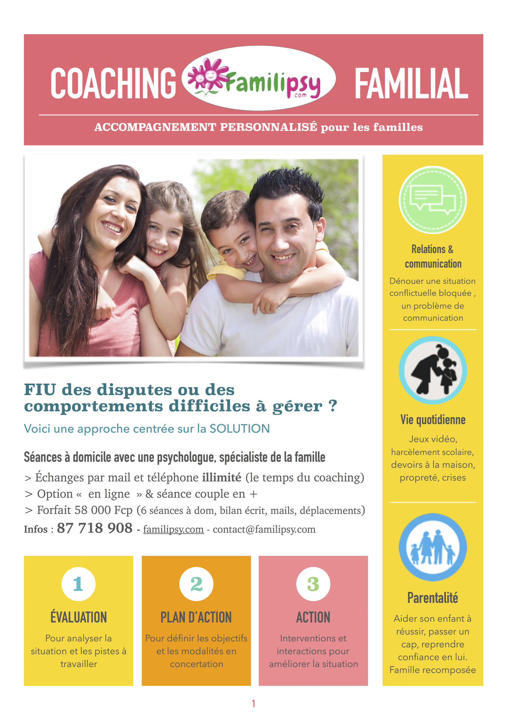COACHING FAMILIAL PERSONNALISE COACHING FAMILIAL PERSONNALISE