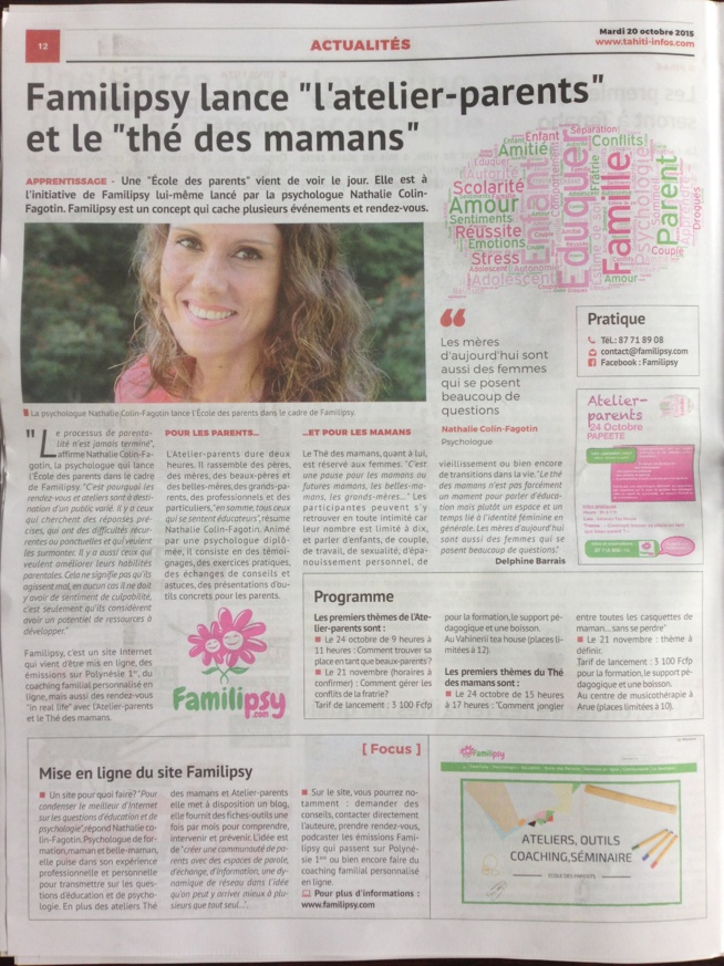 Les médias en parlent... Les médias en parlent...