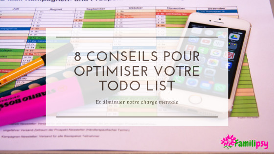 Todo list tâches conseil to do liste