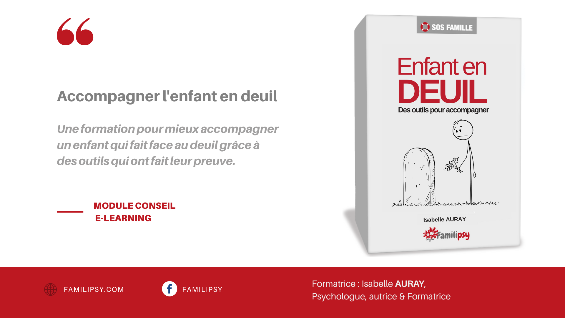 enfant en deuil formation