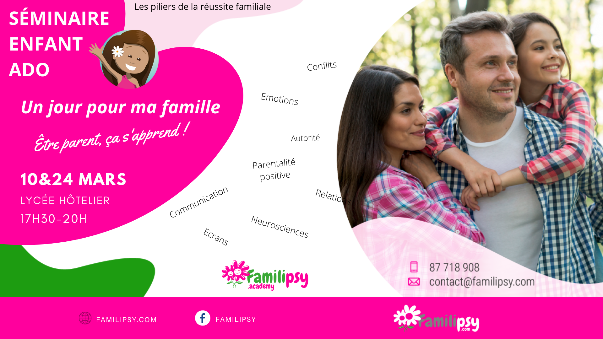 SEMINAIRE "UN JOUR POUR MA FAMILLE" SEMINAIRE "UN JOUR POUR MA FAMILLE"