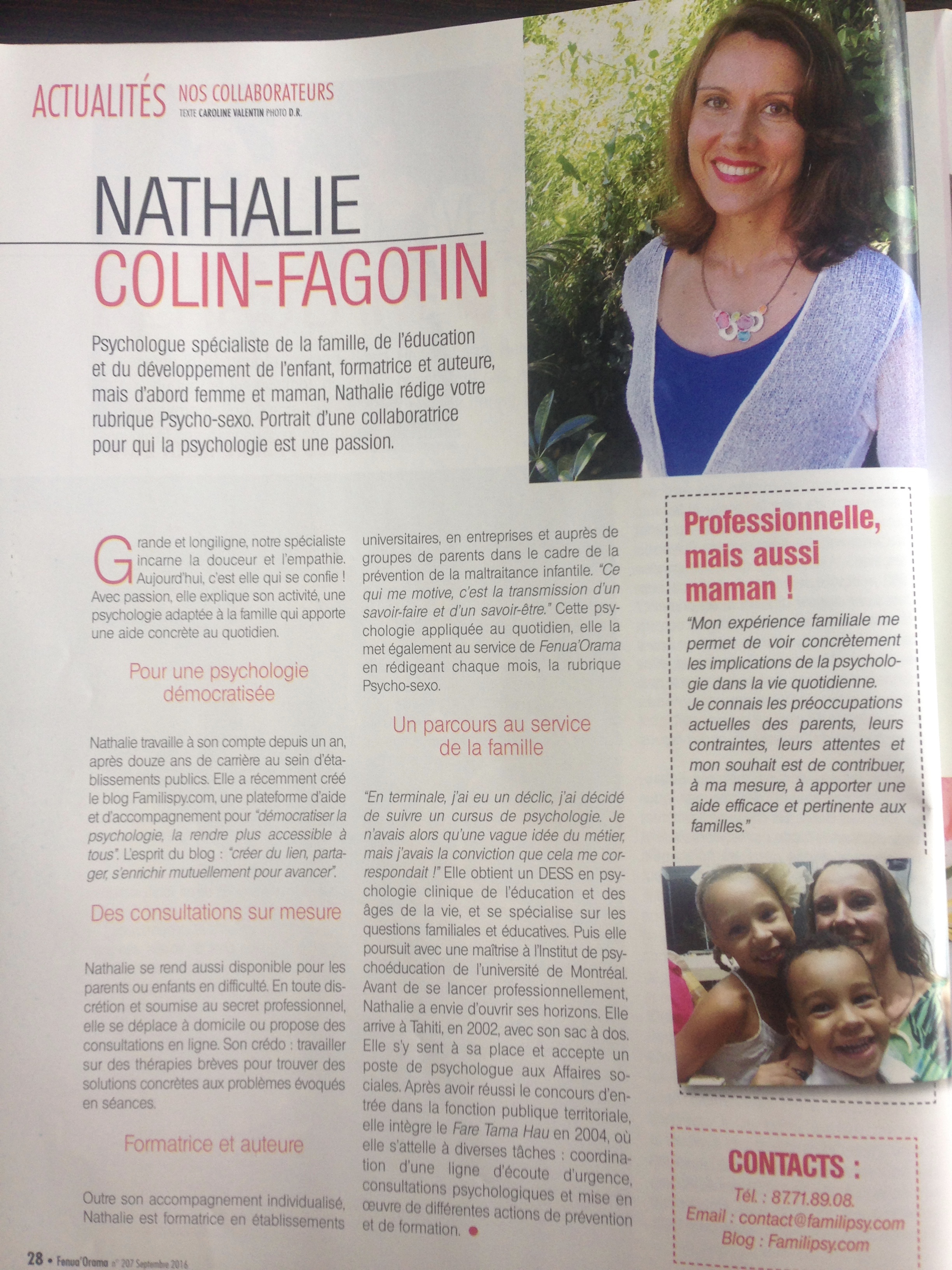 portrait Nathalie Colin Fagotin