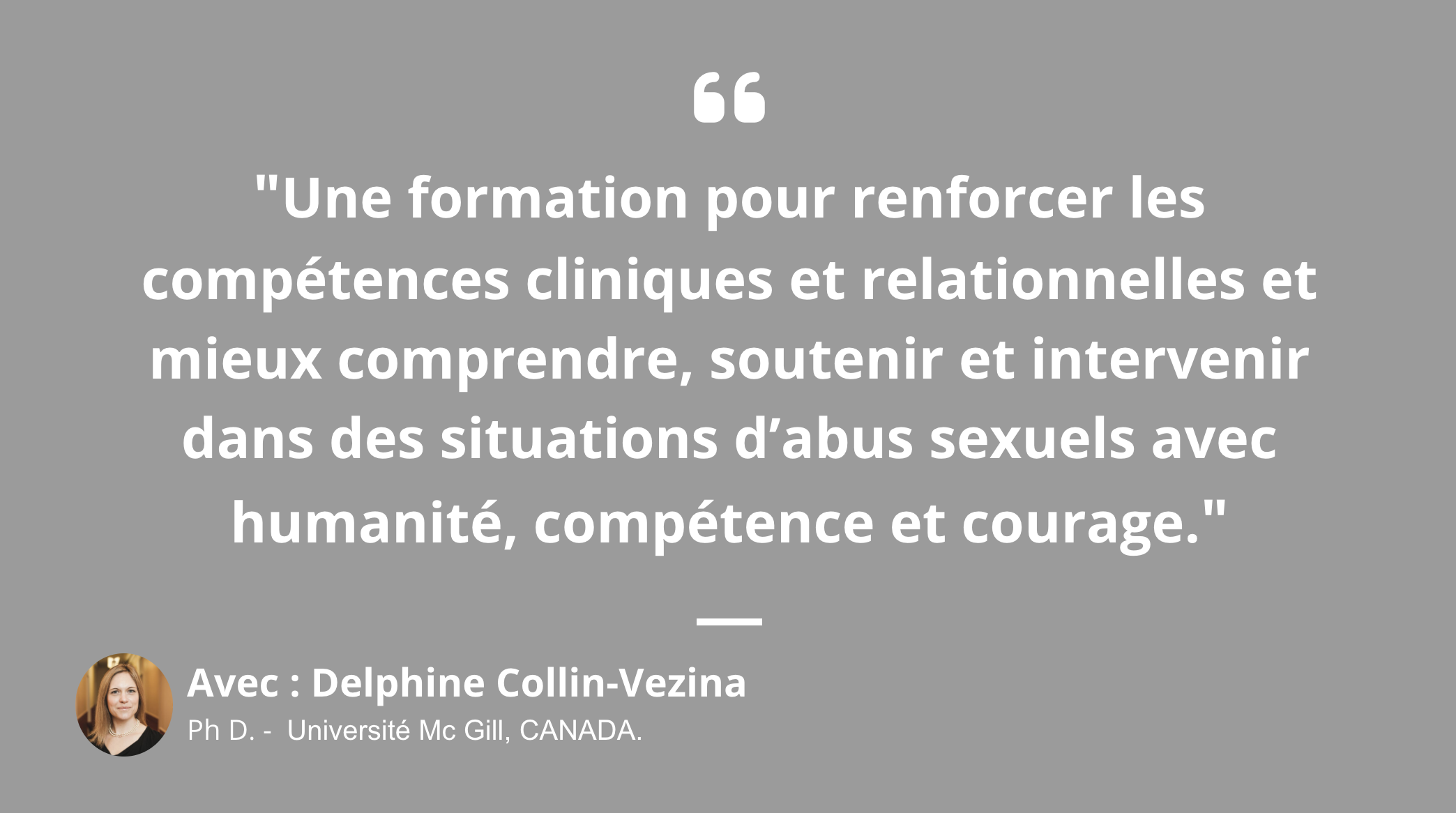 Abus sexuels chez les enfants - FORMATION