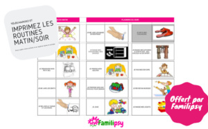 Conseils pour diminuer la charge mentale des parents et une fiche-routines à télécharger