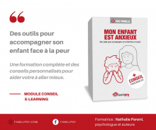 mon enfant est anxieux - formation