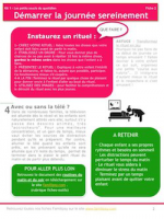 Fiche-outil "Démarrer la journée sereinement" Verso